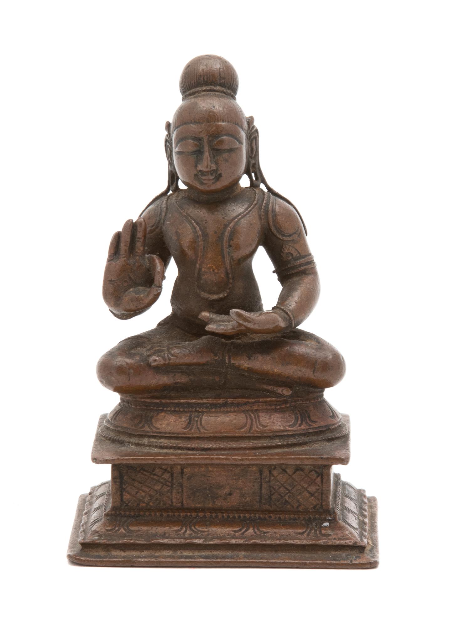 A Small Indian Bronze Figure of a Deity — 18TH/19TH CENTURY