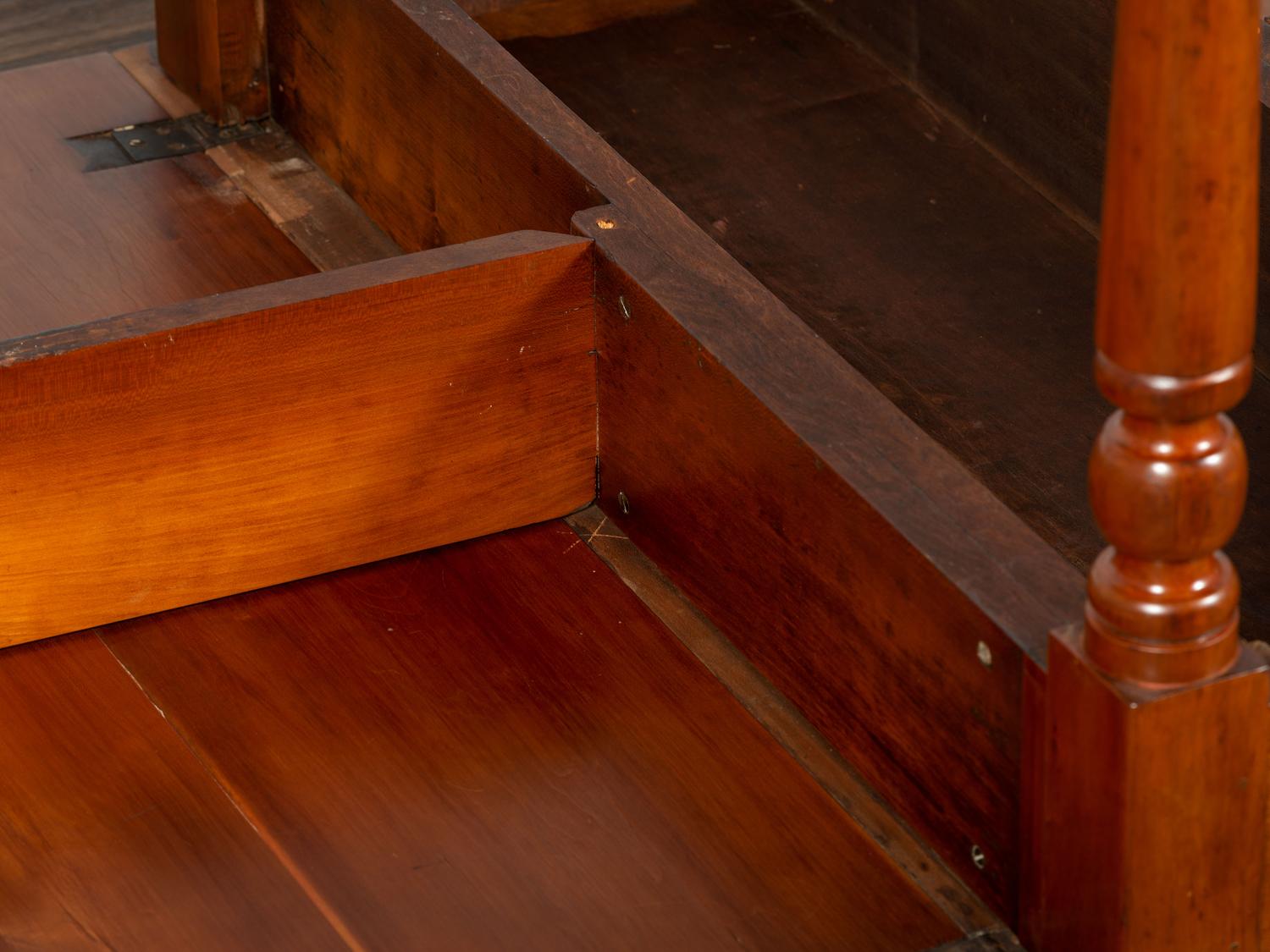 A Late Federal Cherrywood Drop-Leaf Dining Table (Please send consignor donation receipt once donated)