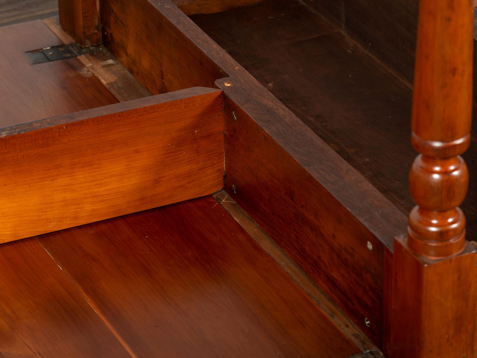 A Late Federal Cherrywood Drop-Leaf Dining Table (Please send consignor donation receipt once donated)
