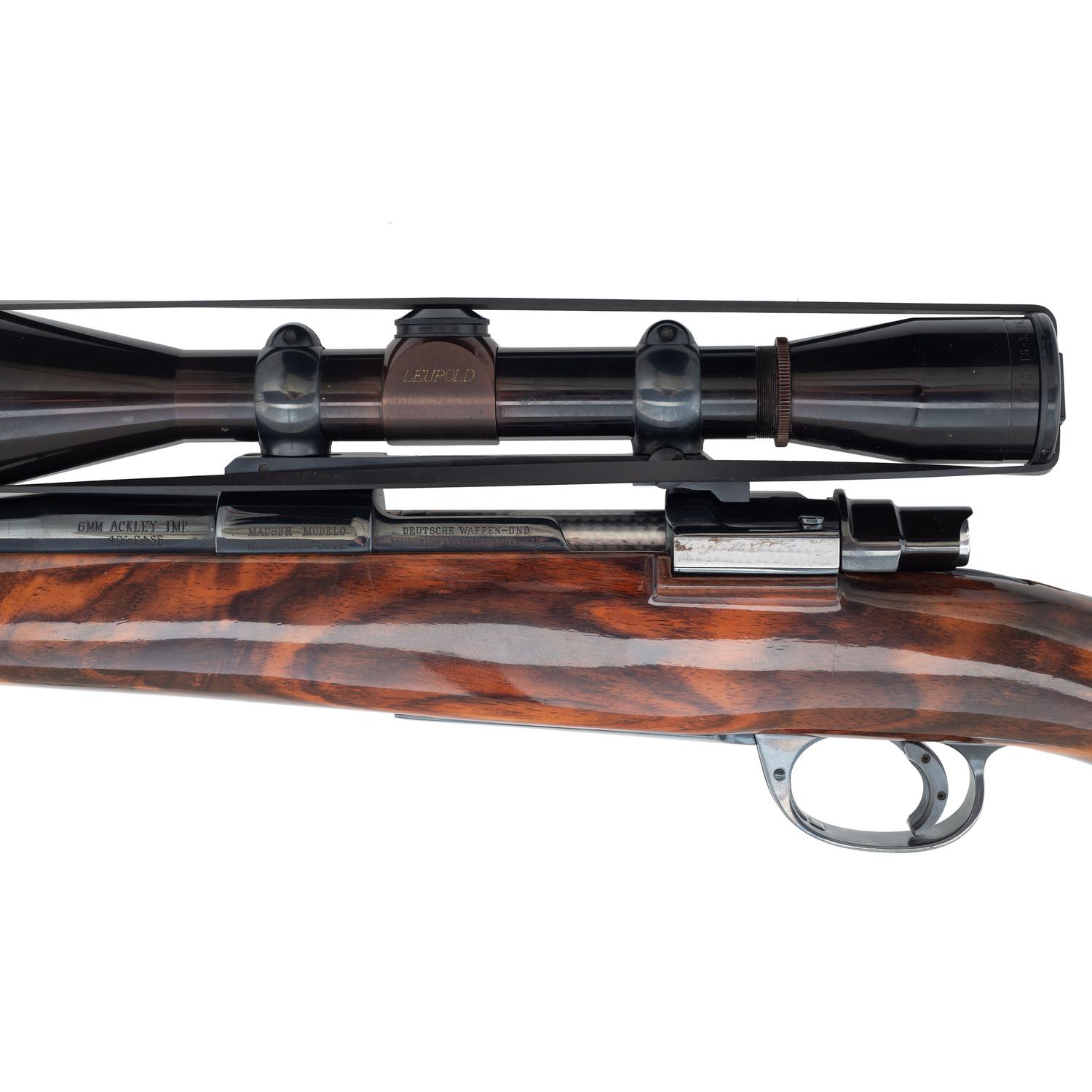 *Custom Sporting Rifle in 6mm Ackley Improved Built on an Argentine 1909 Mauser Action