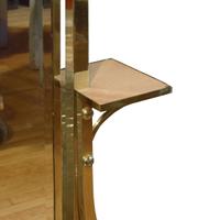 A Brass Dressing Mirror 46" W x 19" D x 76.5" H — France, Circa 1930