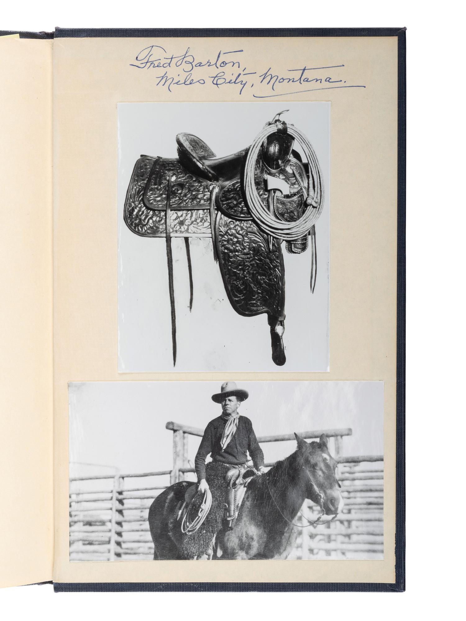 [WESTERN AMERICANA]. Fred Barton Library related to Charles M. Russell and the Old West.