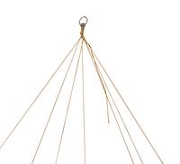 A Fortuny Silk Scheherazade Three-Tier Chandelier Shade — 20TH CENTURY