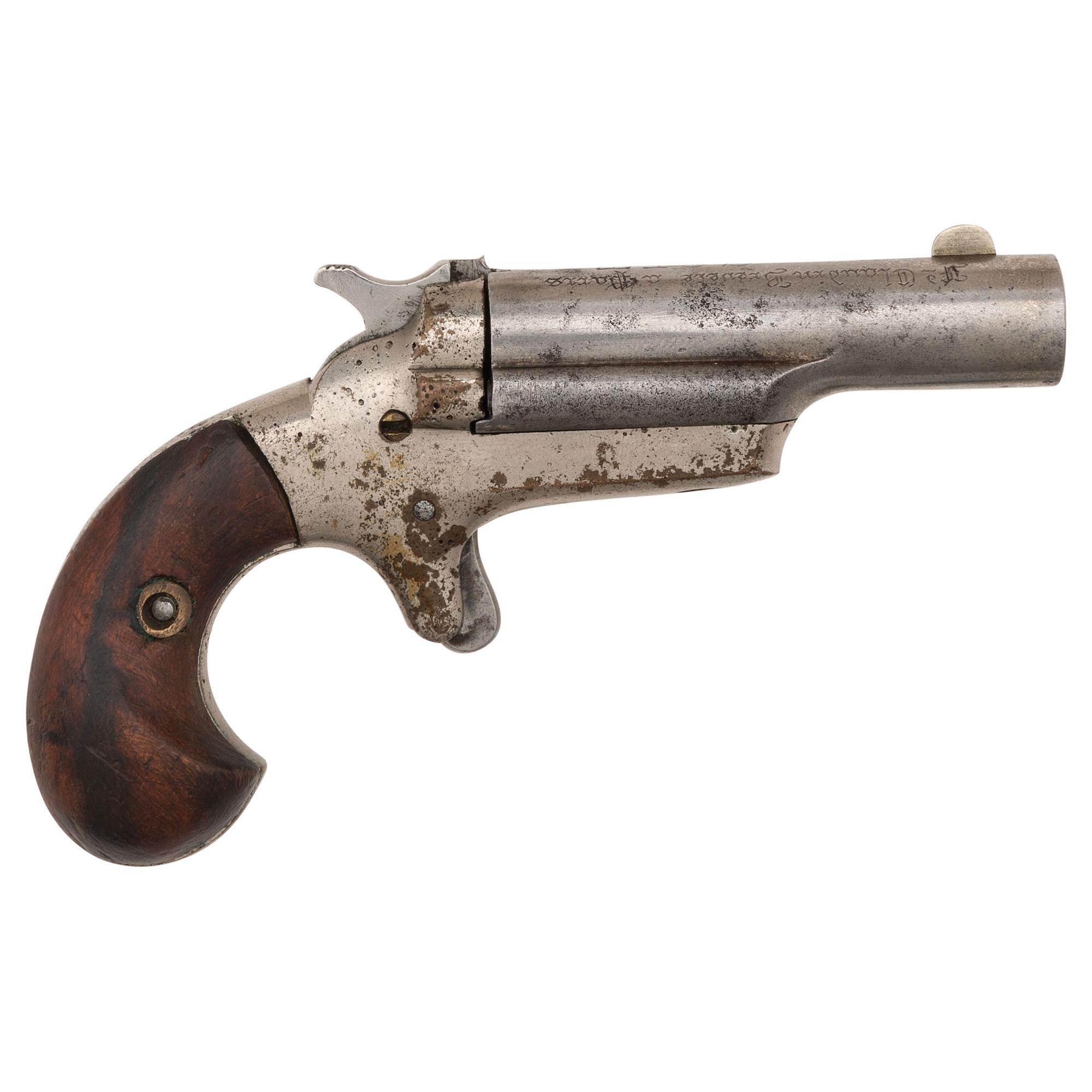Claudin Brevete Retailer Marked Colt Thuer Model Derringer