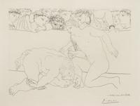 Minotaure Vaincu (Vanquished Minotaur) (from La Suite Vollard )