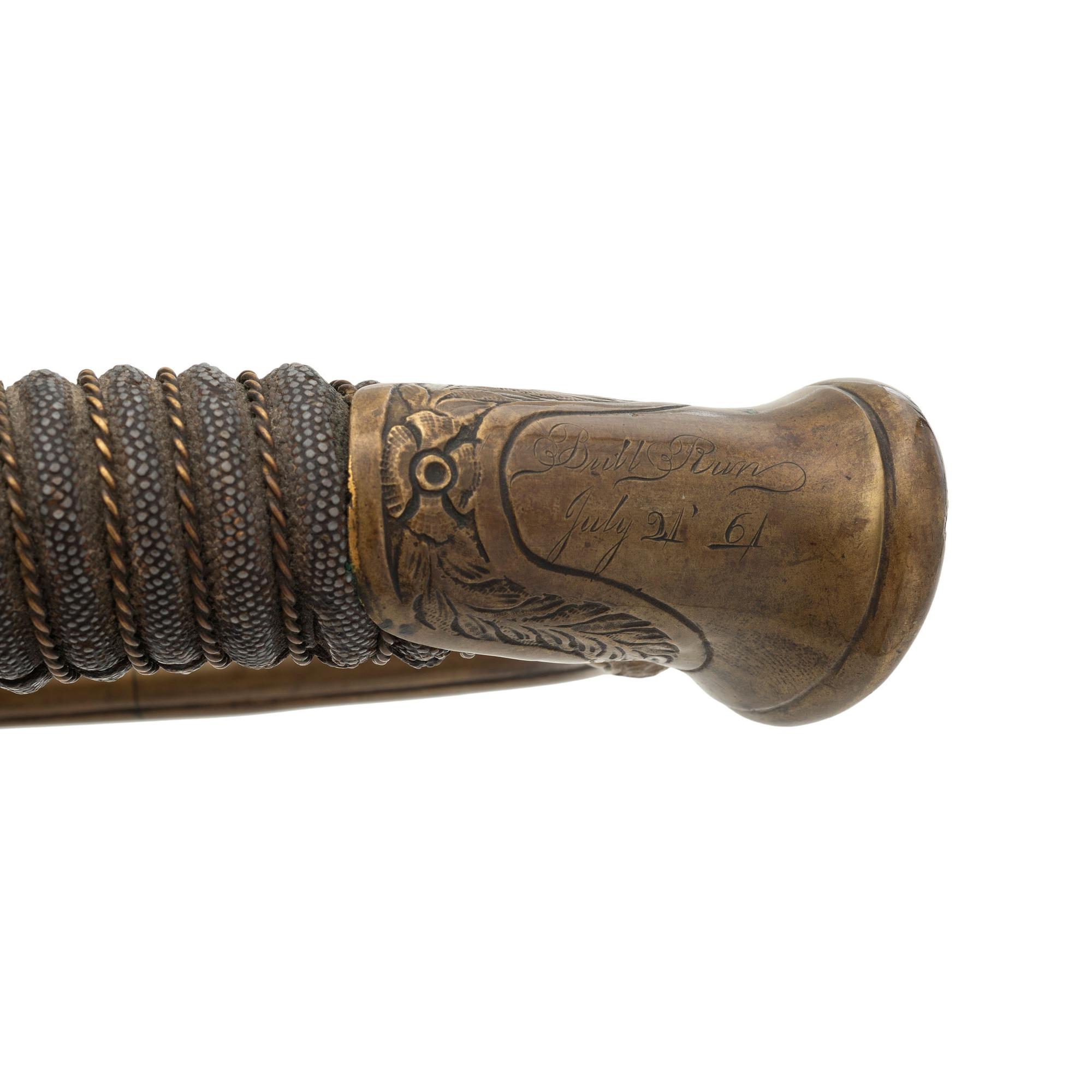 Ames Model 1850 Staff & Field Officer's Sword Inscribed to Lt. Albion W. Tourgee - 105th OH Infantry - Captured by John Hunt Morgan's Raiders