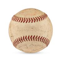 A 1940 Washington Senators Team Signed Autograph Baseball