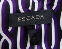 An Escada Purple Leather Pant Suit, Both size 38.