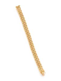 BUCCELLATI, YELLOW GOLD 'CREPE DE CHINE' BRACELET