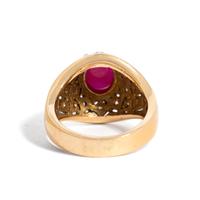 RUBY AND YELLOW GOLD RING