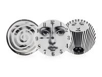 Collection of Three Surrealist Plates Fornasetti Milano, Italy
