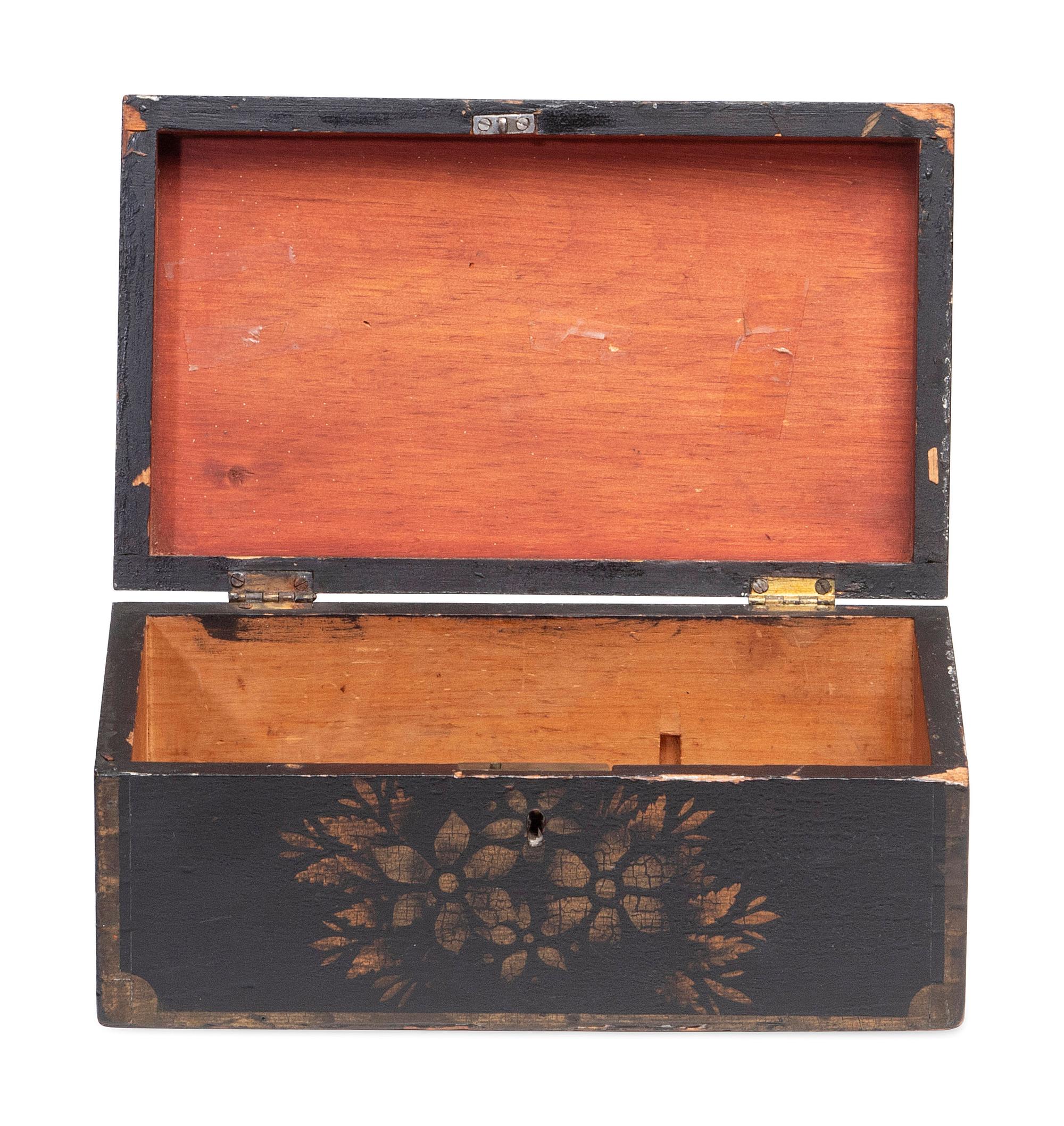 Two Paint-Decorated Boxes