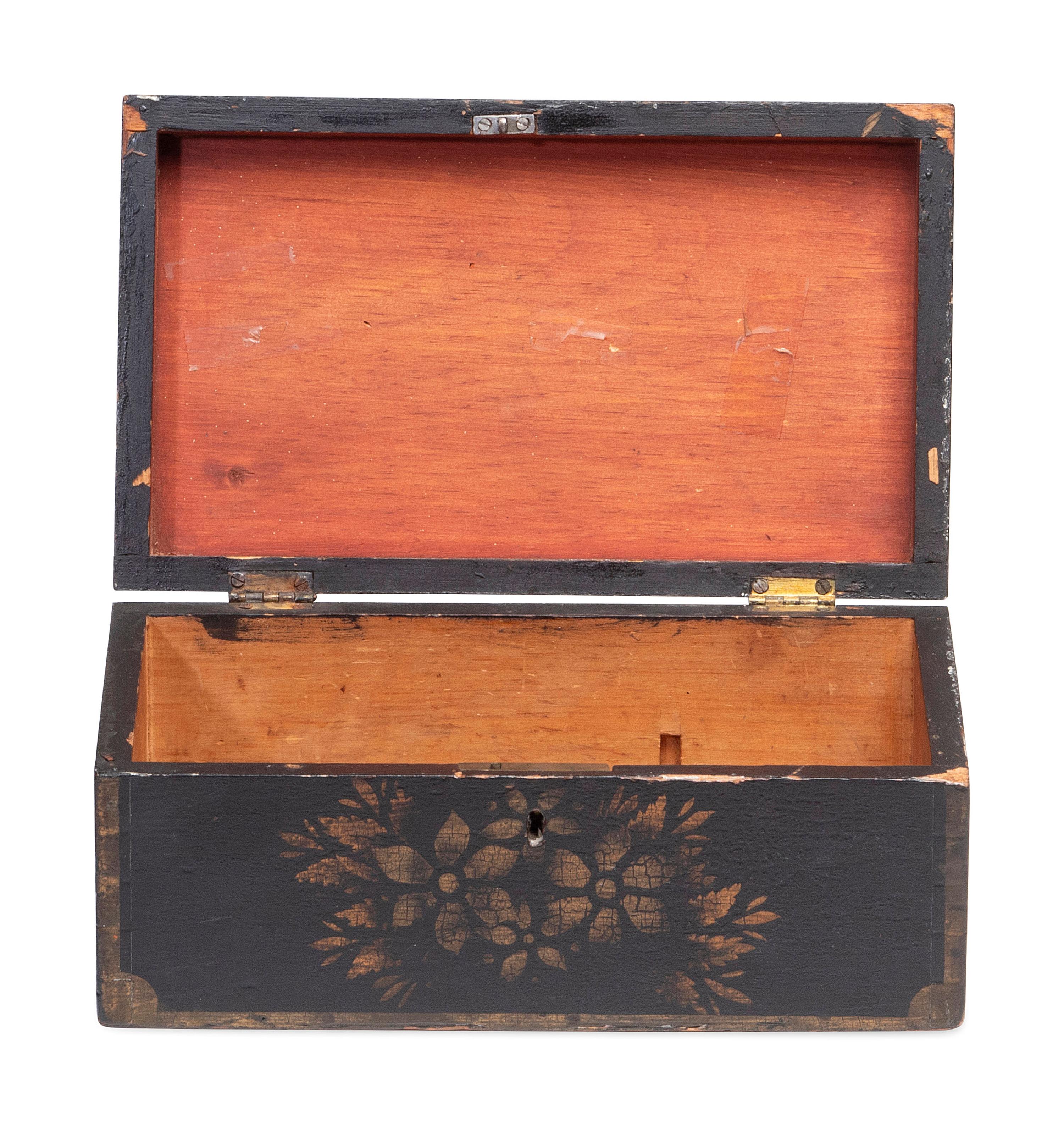 Two Paint-Decorated Boxes