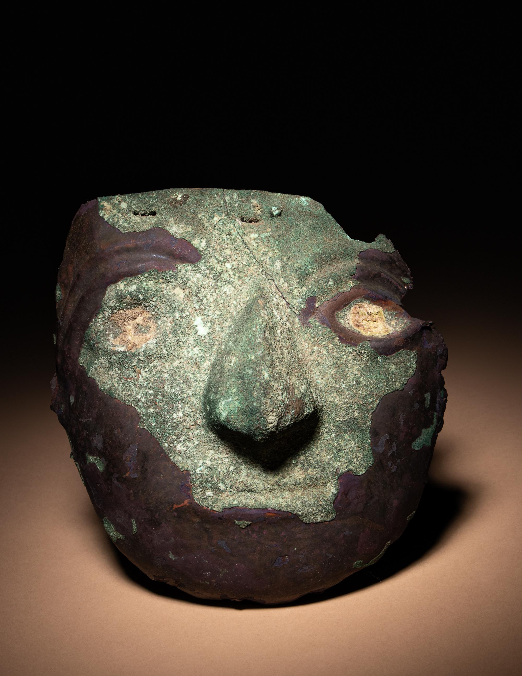 A Moche Copper Ritual Mask