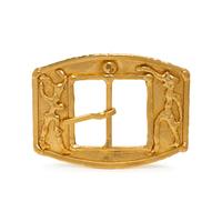 JEAN MAHIE, HIGH KARAT GOLD BELT BUCKLE