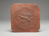A Federal Terra Cotta Eagle Tile