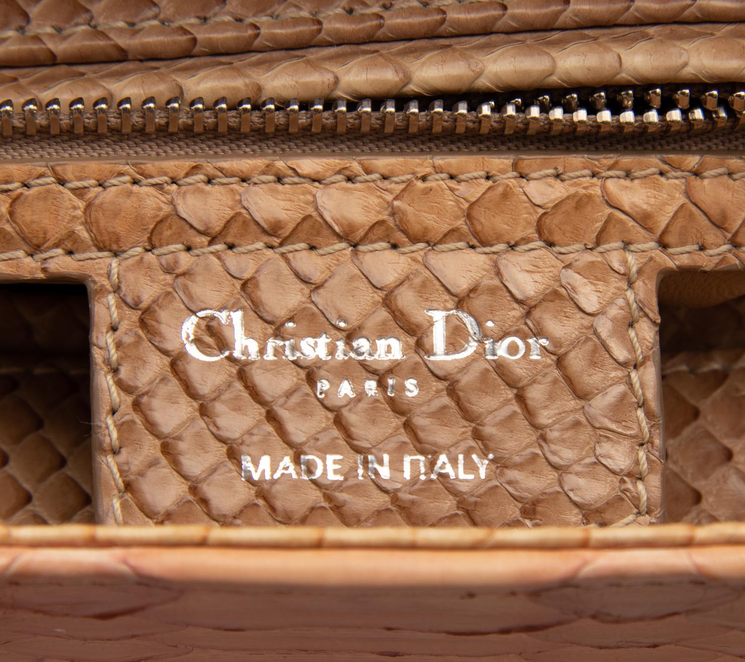 Christian Dior Multicolored Python Medium Lady Dior Bag, 2011