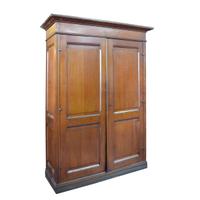 A Pine Two-Door Cabinet 57.5 "W x 21" D x 79" H — Italy, 19th Century