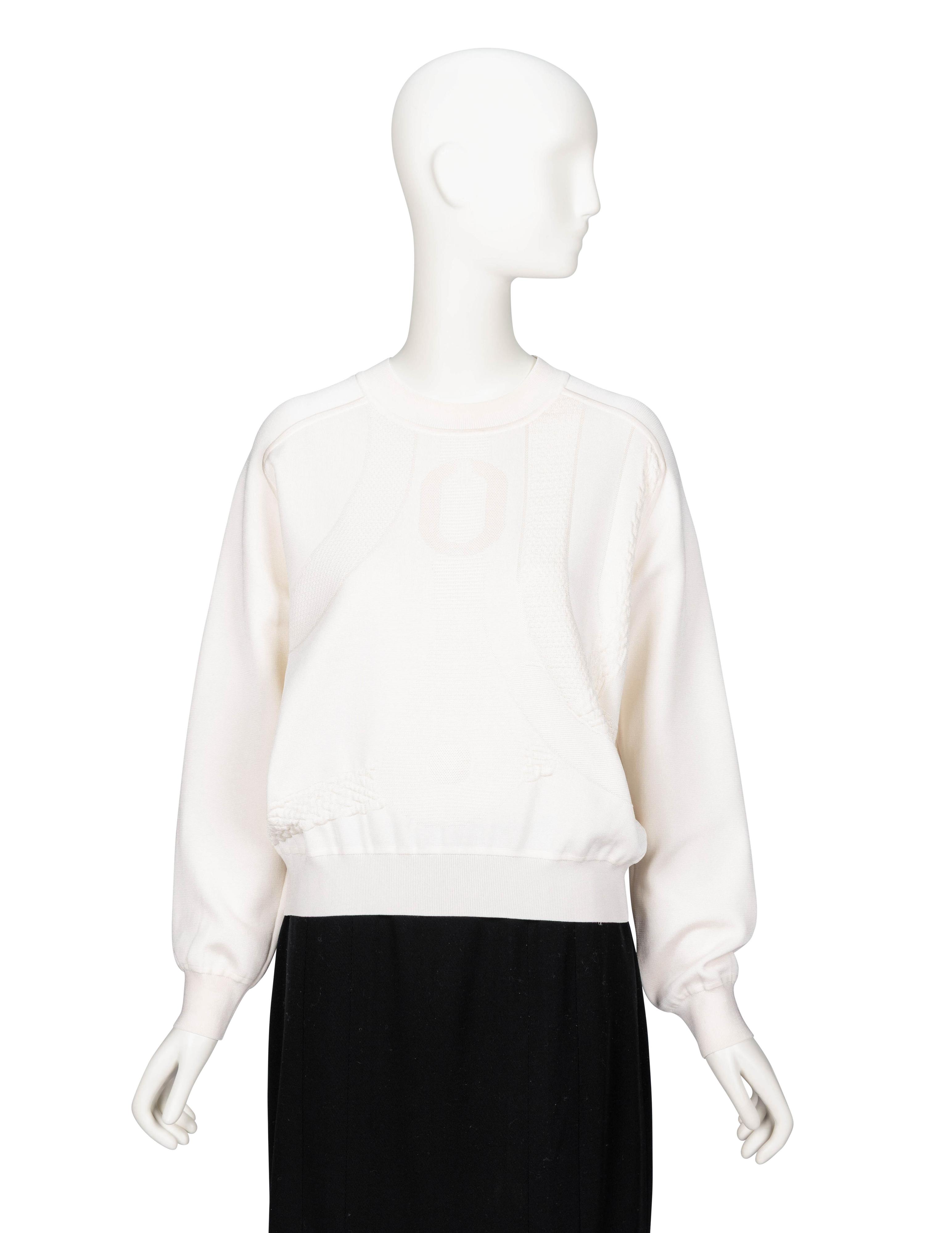 Hermès, Three White Sweaters