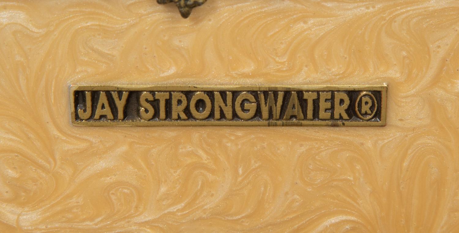 Two Jay Strongwater Enameled and Jeweled Picture Frames