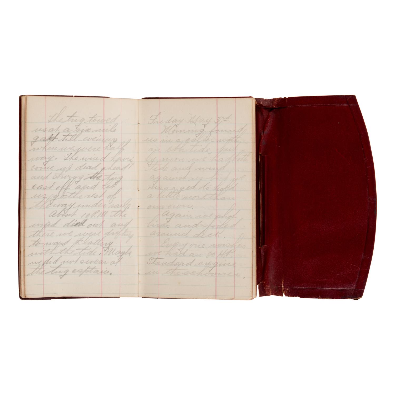 [Alaska - Nome Gold Rush]. Scott, G.M. Diary of the Lizzie Colby schooner. Ca. 1907-1908.