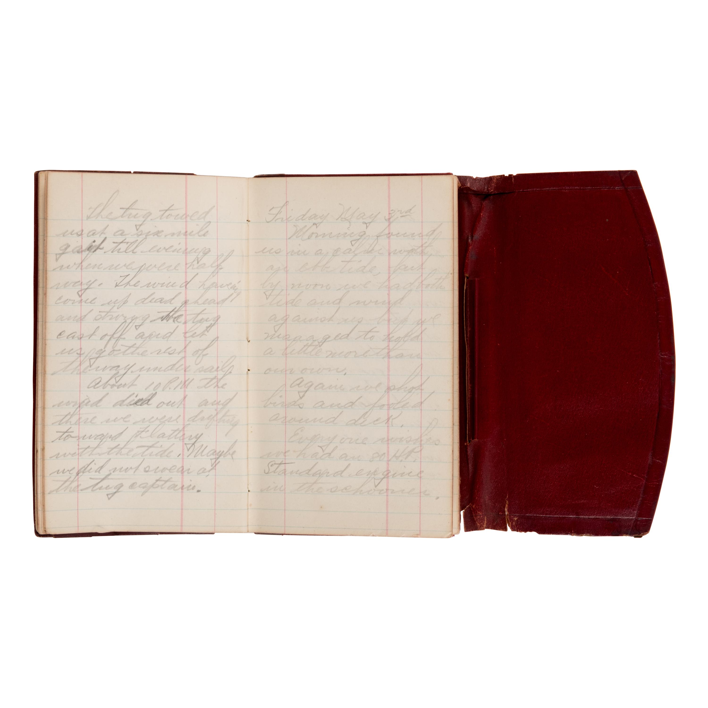 [Alaska - Nome Gold Rush]. Scott, G.M. Diary of the Lizzie Colby schooner. Ca. 1907-1908.