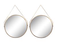 A Pair of Circular Wall Mirrors