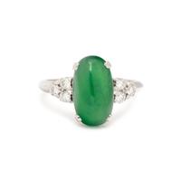 JADE AND DIAMOND RING