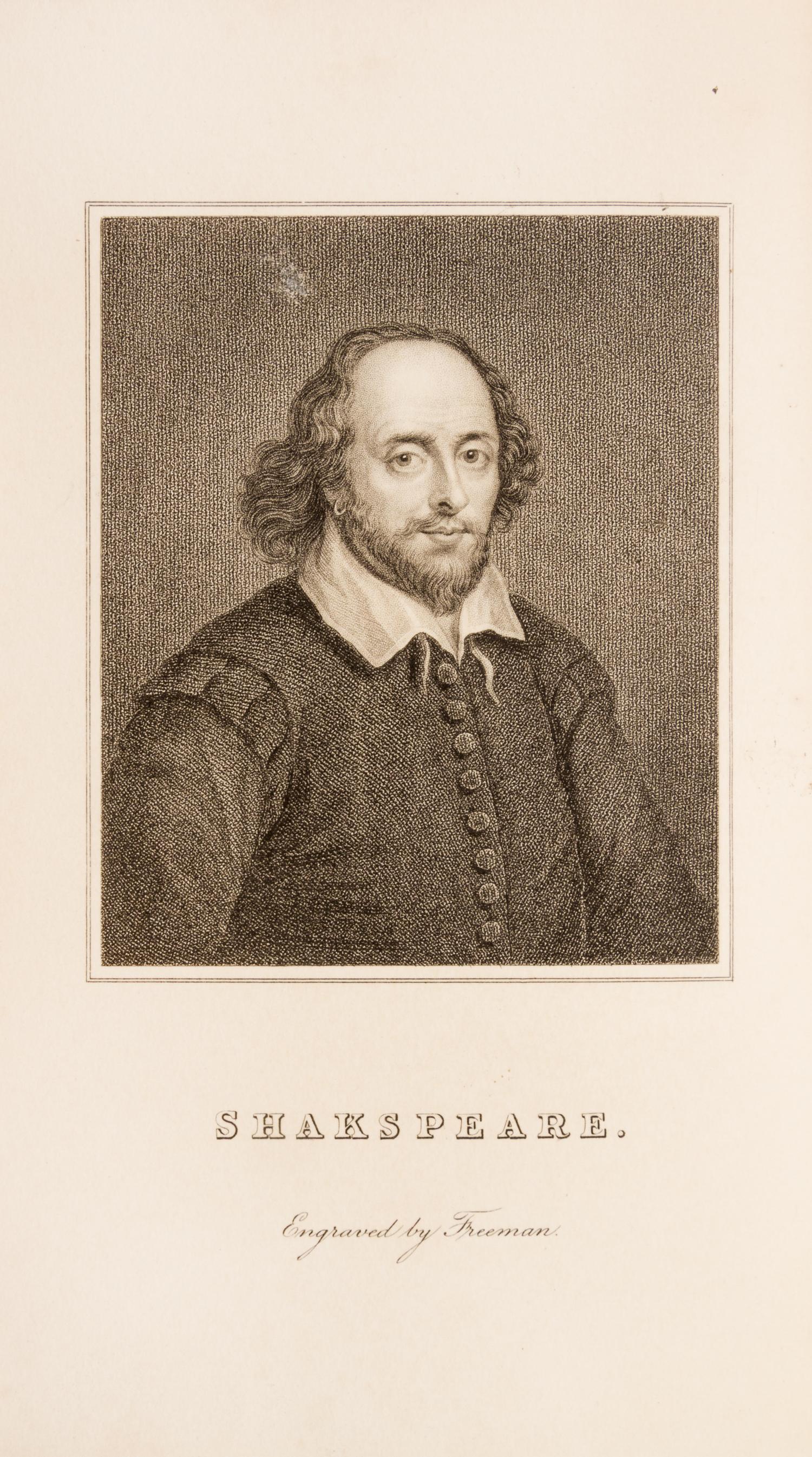 SHAKESPEARE, WILLIAM. The Plays and Poems. London, 1832-1834. 15 vols.