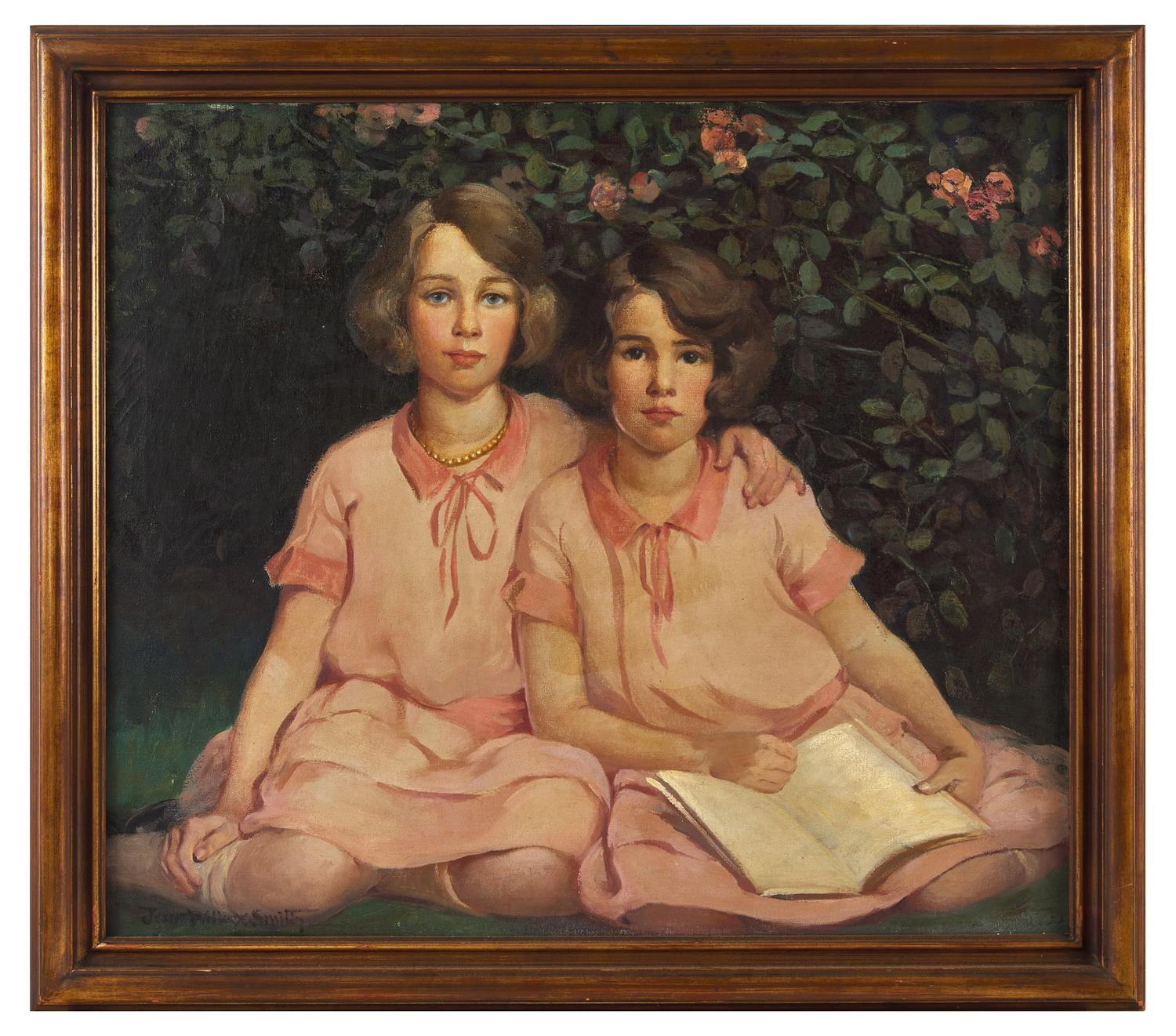 Portrait of Eleanor Glen and Mary Caven Pew; Later Mrs. I. Wistar Morris and Mrs. Richard P. Benson