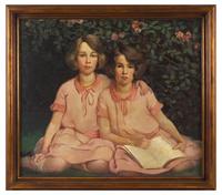 Portrait of Eleanor Glen and Mary Caven Pew; Later Mrs. I. Wistar Morris and Mrs. Richard P. Benson