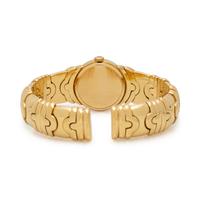 18K YELLOW GOLD CUFF WRISTWATCH