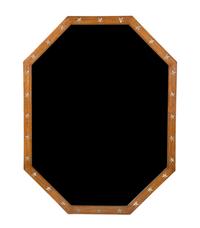 An Empire Gilt Metal Mounted Mahogany Mirror Height 45 x width 35 inches. — MID-19TH CENTURY