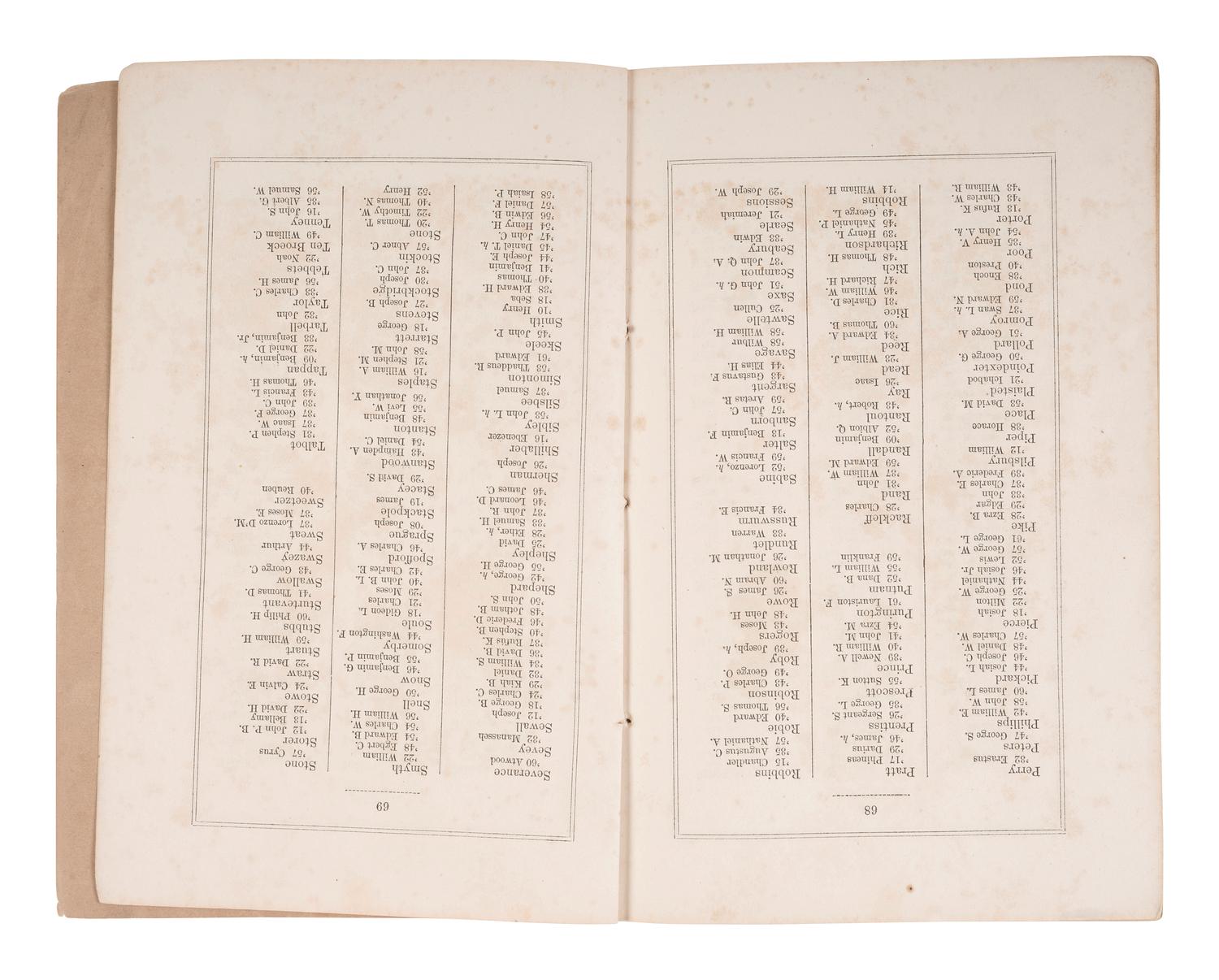 [CHAMBERLAIN, Joshua L.] Chamberlain's inscribed copy of Fables de La Fontaine, plus.