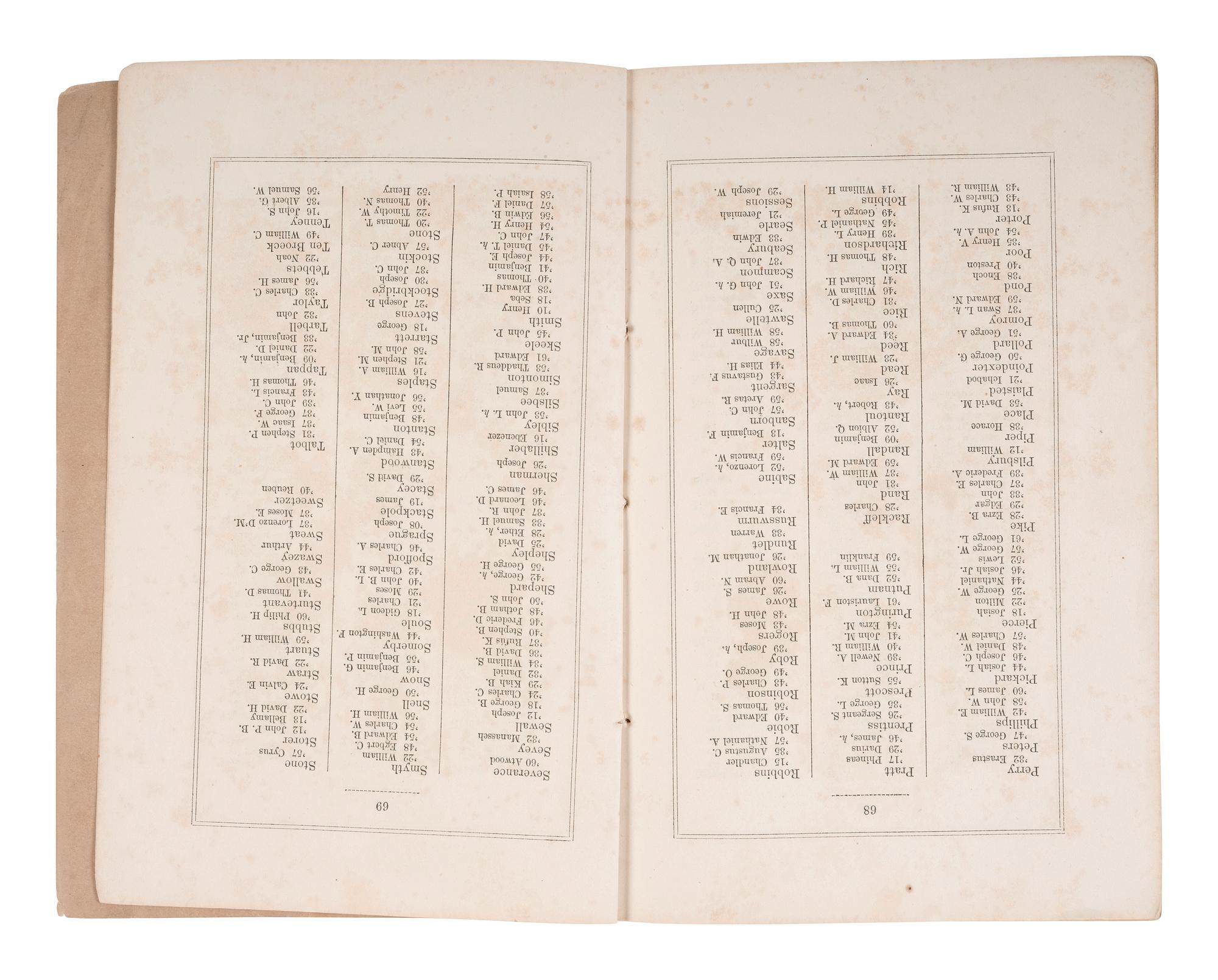 [CHAMBERLAIN, Joshua L.] Chamberlain's inscribed copy of Fables de La Fontaine, plus.