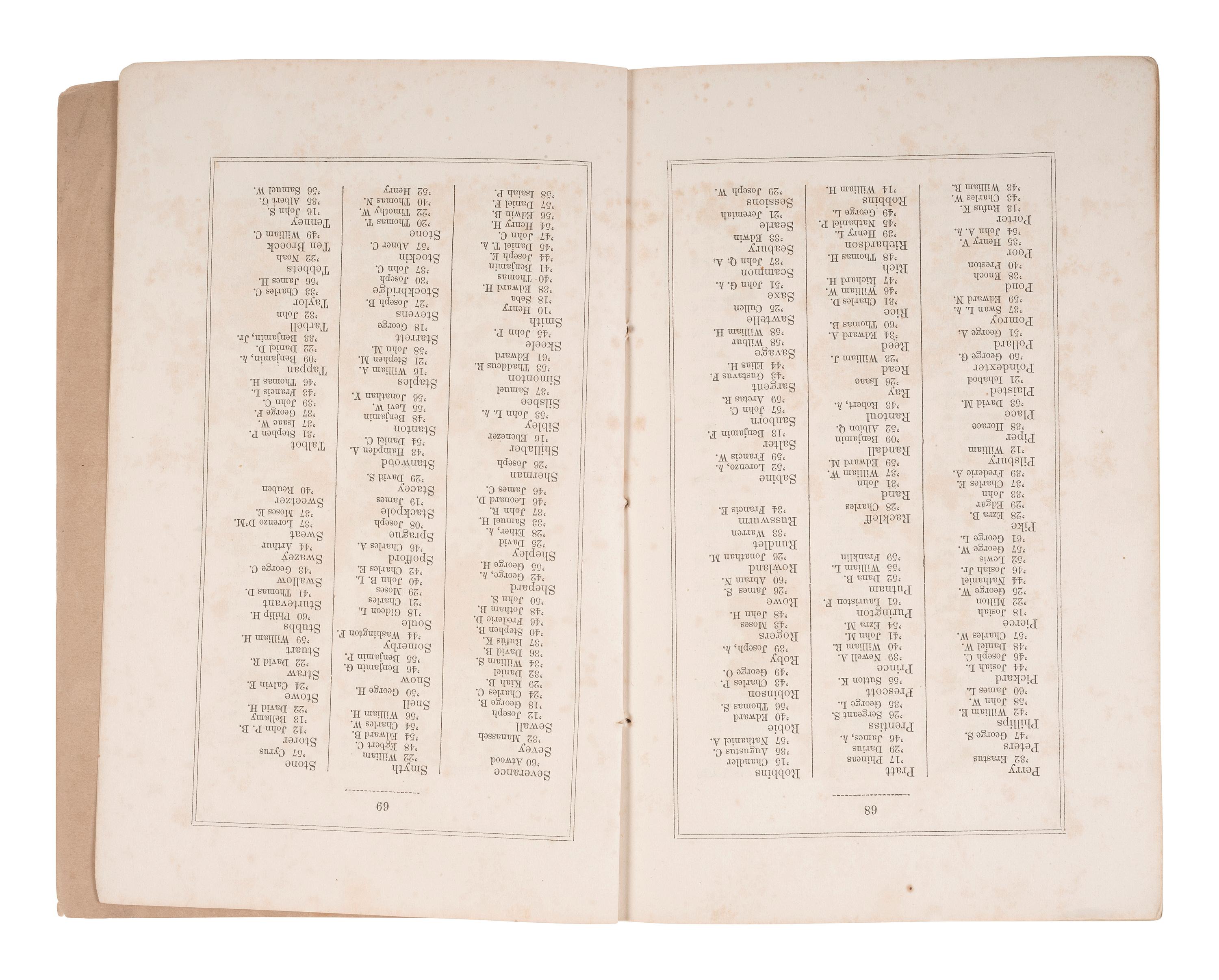 [CHAMBERLAIN, Joshua L.] Chamberlain's inscribed copy of Fables de La Fontaine, plus.