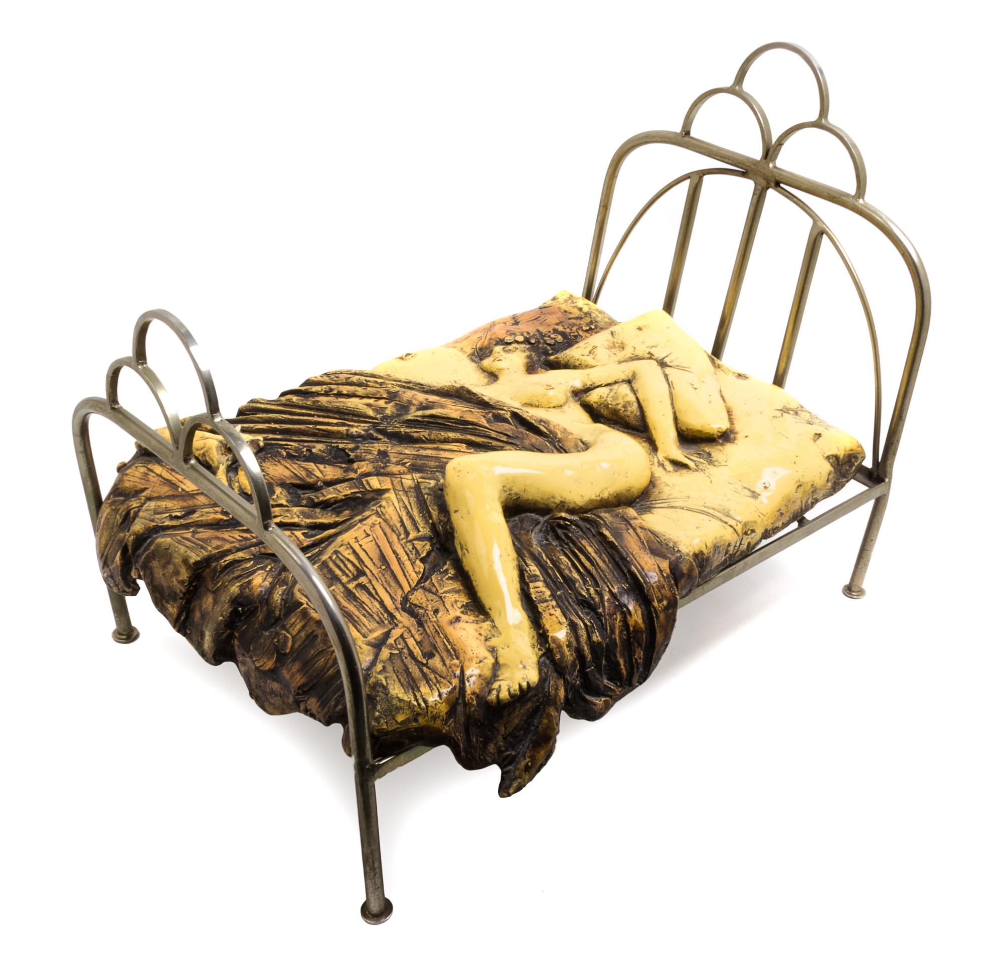 Frank Gallo, (American, b. 1933), Nude in Bed