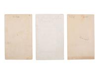 [LINCOLN, Abraham (1809-1865)]. A group of 3 CDVs of John Wilkes Booth, comprising: