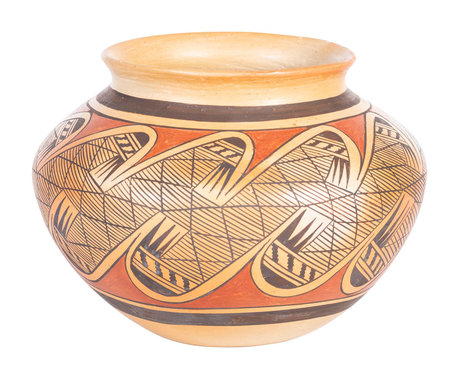 Polychrome Jar, with Migration Pattern