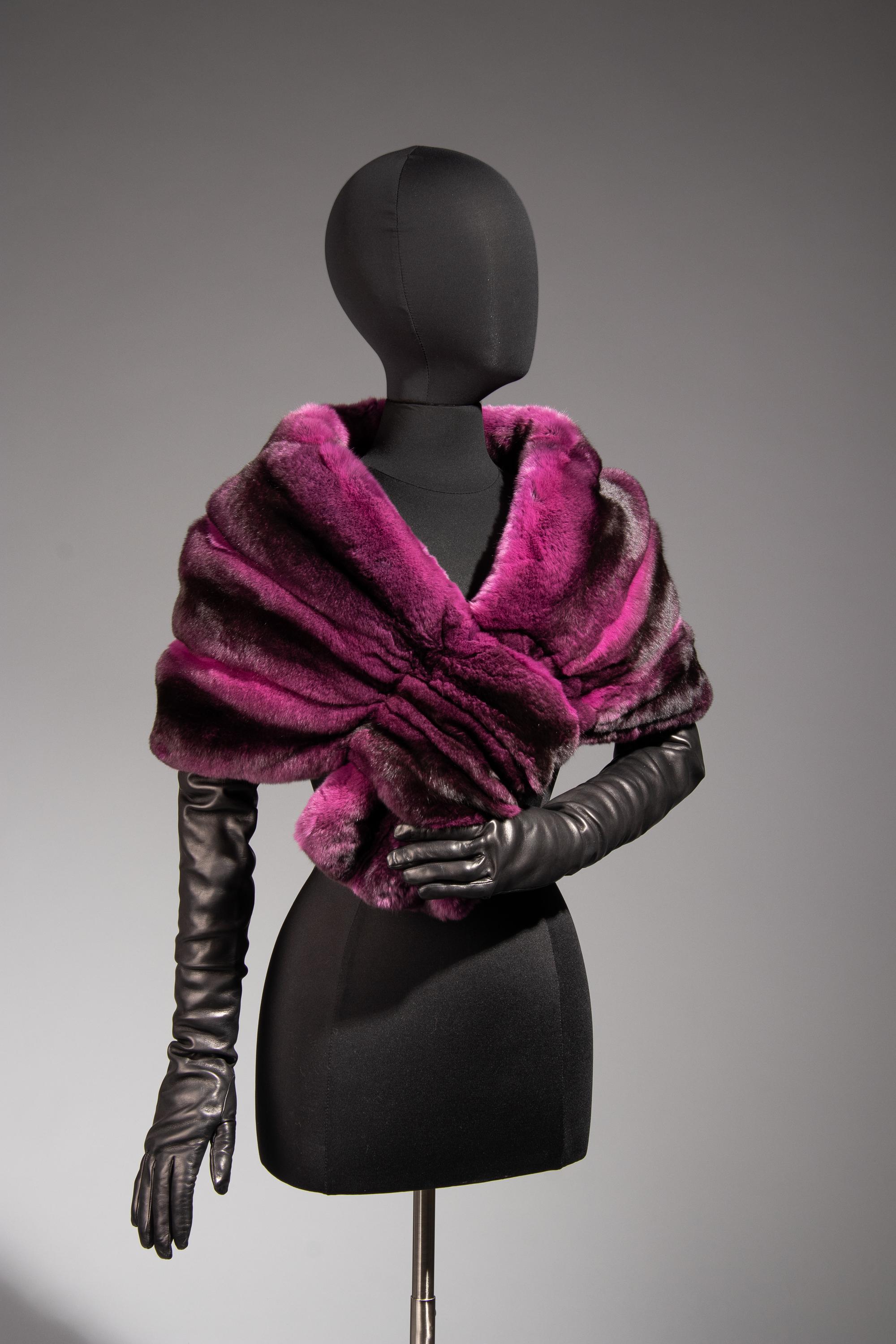 J. Mendel Chinchilla Pull-Through Stole