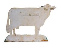 A Victorian Style Painted Cast Iron Door Stop