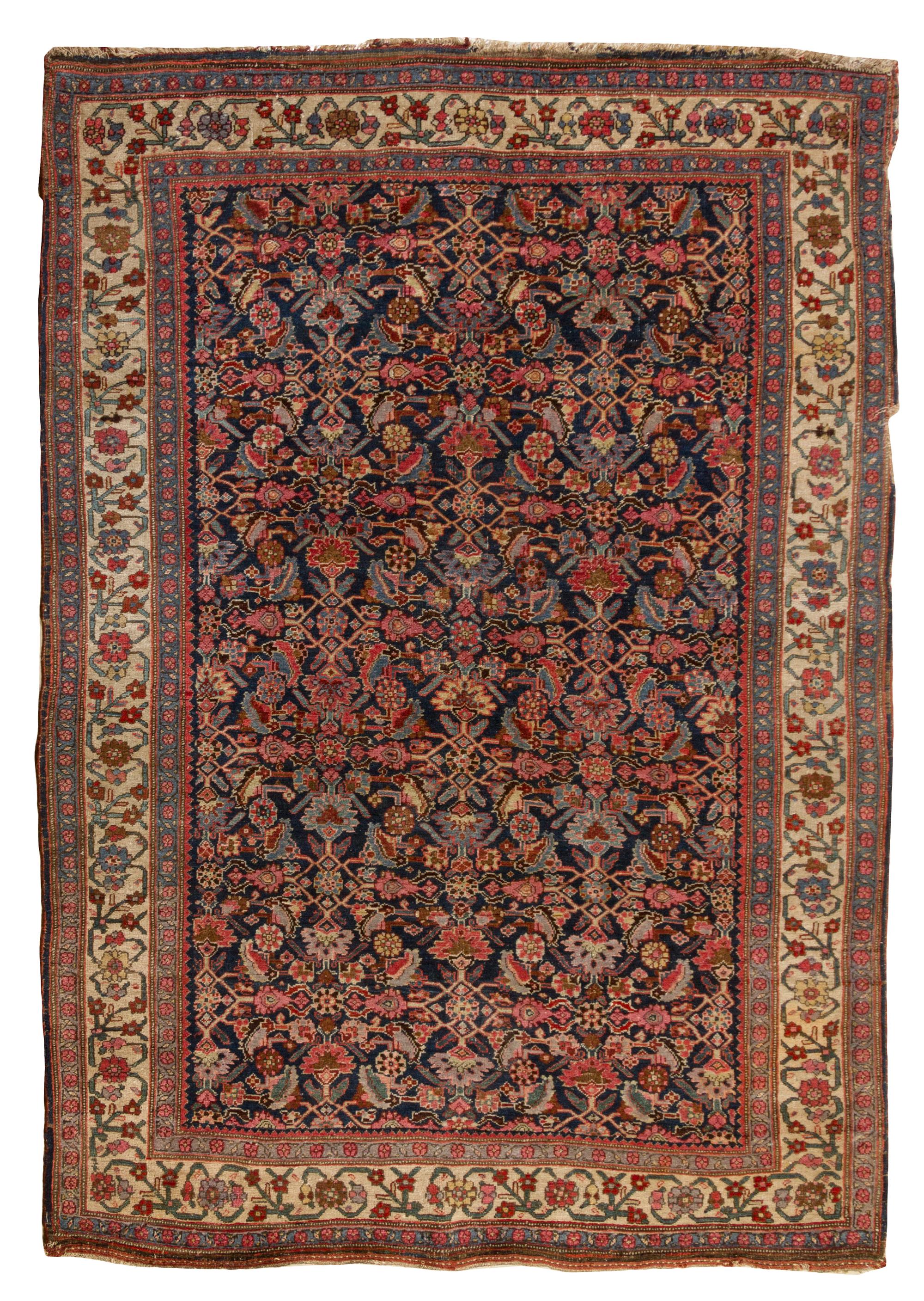 A Bidjar Wool Rug 7 feet x 4 feet 8 inches.