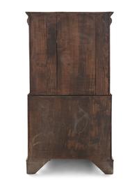 A William and Mary Style Oyster Walnut and Floral Marquetry Fall-Front Bureau