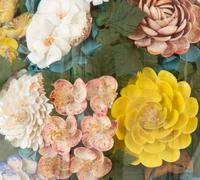 A Victorian Shell Floral Still Life Diorama