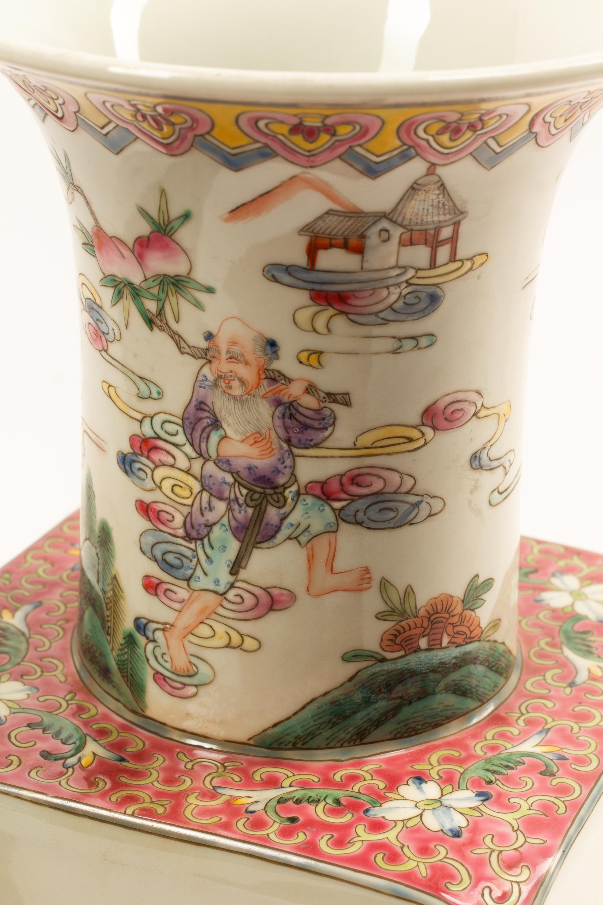 A Pair of Chinese Porcelain Vases