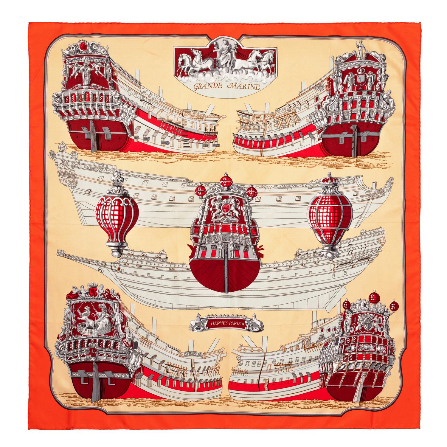 Hermès 90cm Silk Scarf