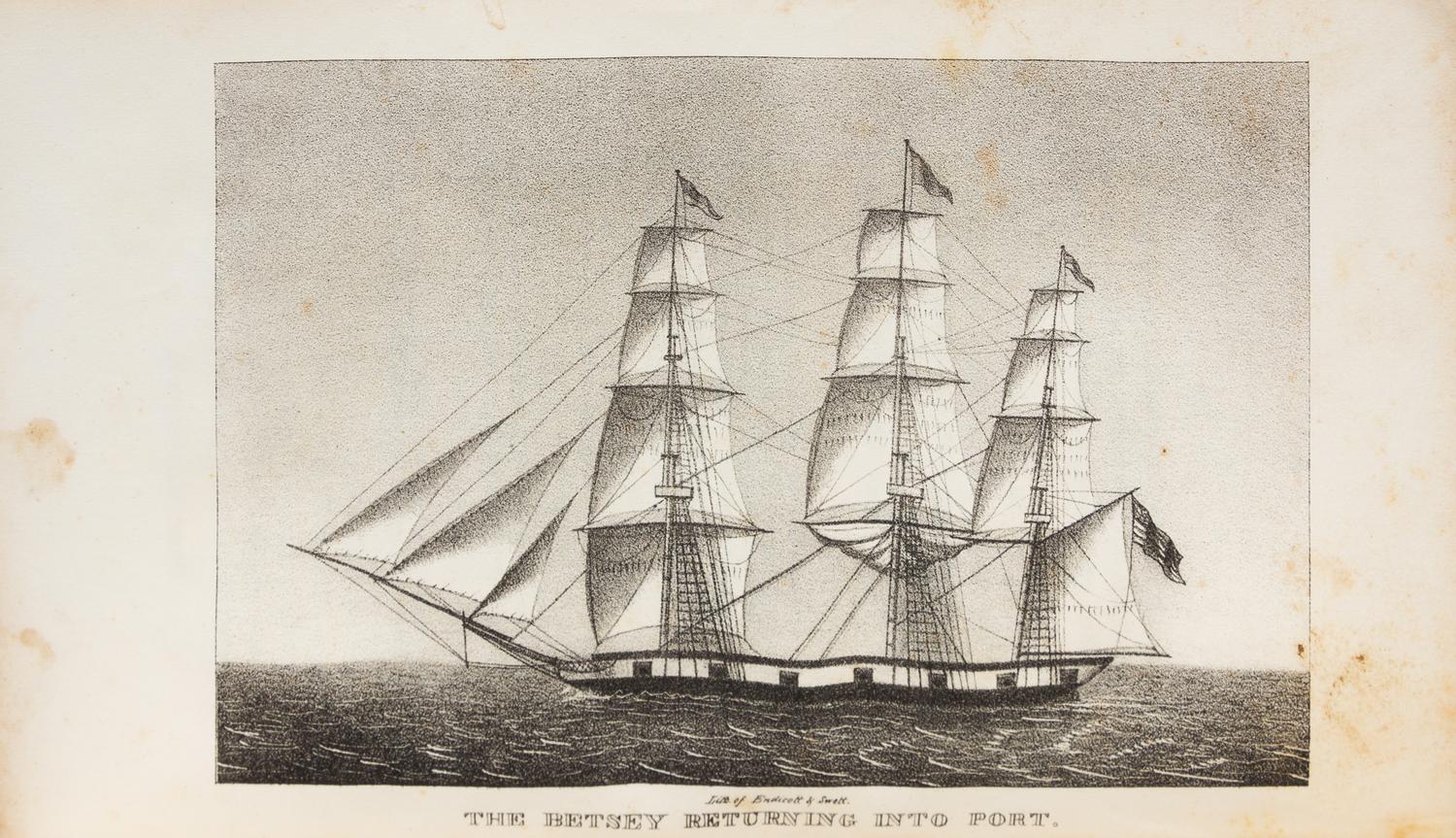 FANNING, Edmund (1769-1841). Voyages Round the World; with selected sketches of Voyages to the South Seas, North and South Pacific Ocea