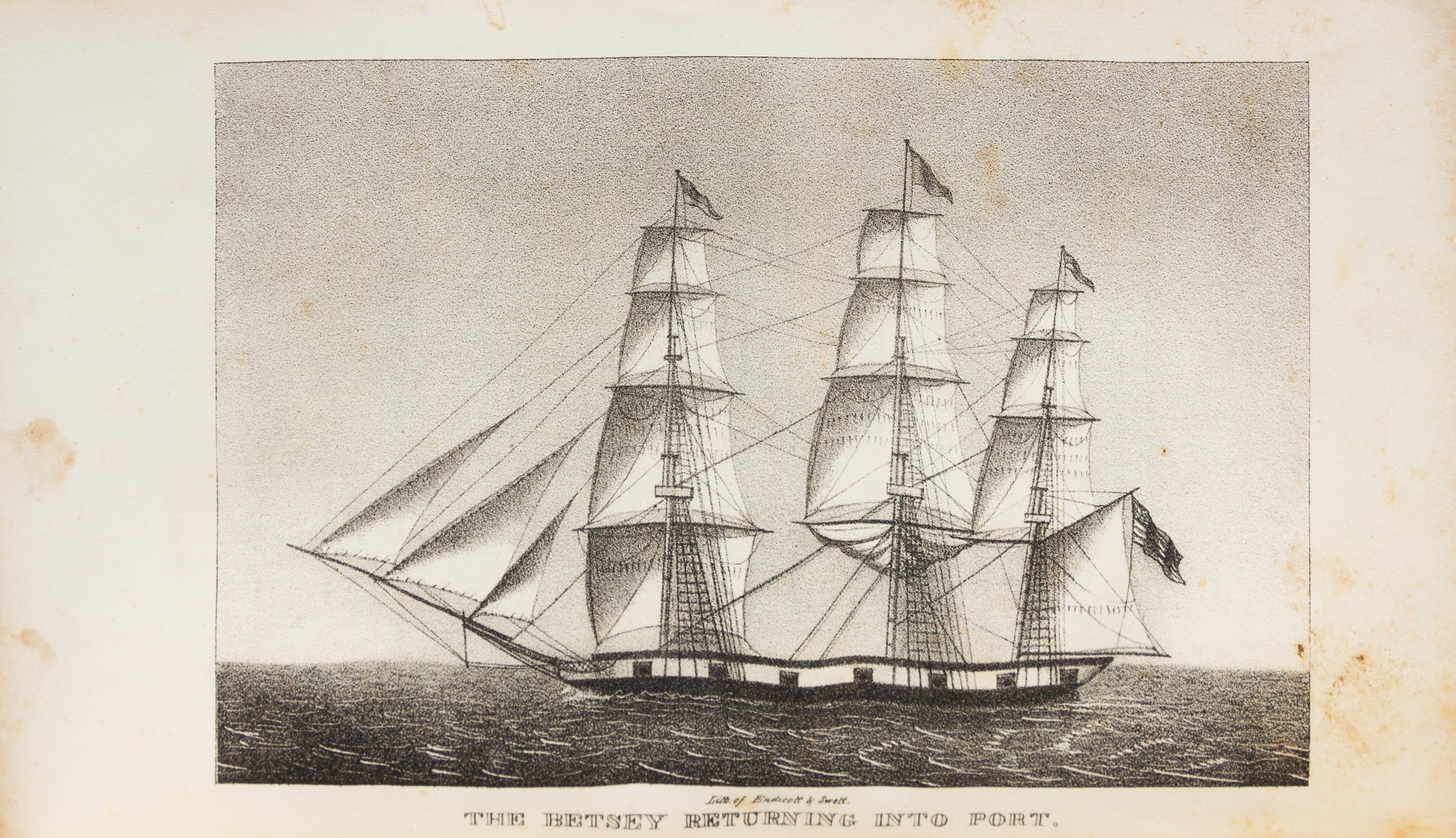 FANNING, Edmund (1769-1841). Voyages Round the World; with selected sketches of Voyages to the South Seas, North and South Pacific Ocea