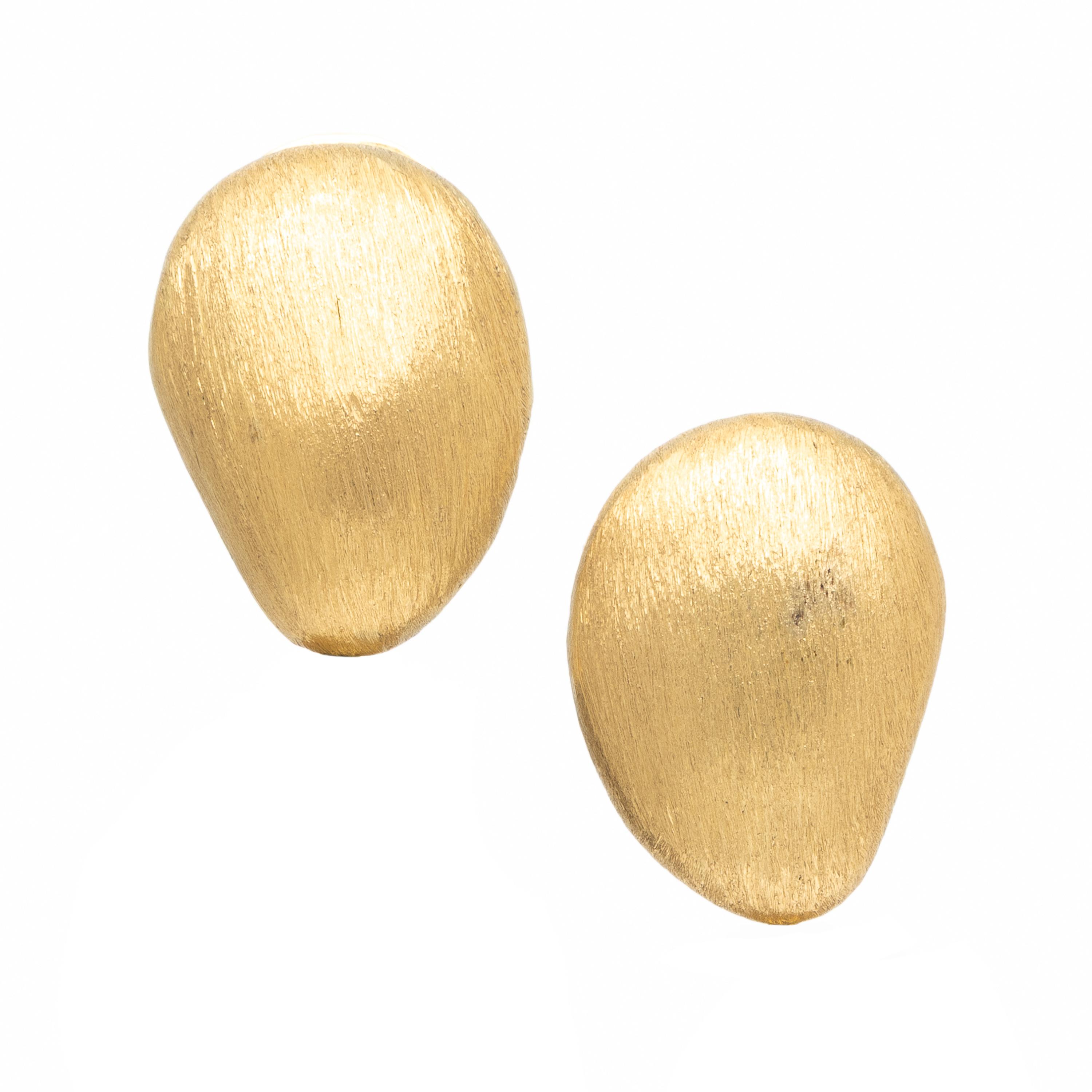 Yvel, Smoky Quartz and Yellow Gold Earrings