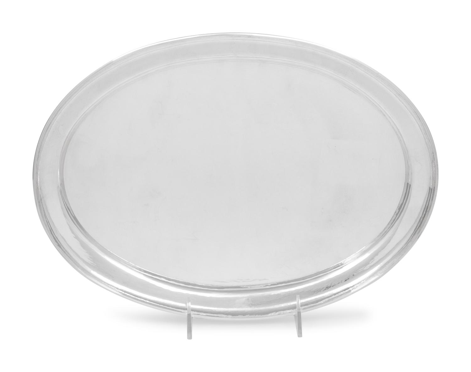 A Georg Jensen Silver Tray
